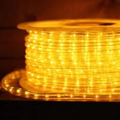 3/8" Yellow Incandescent Rope Lights -Decorative Lighting Store yellow rope light 918 b545b54a 9629 4319 b8a2 51b8f7135891