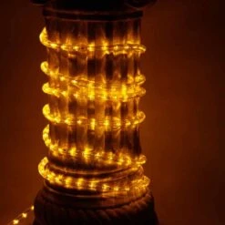 1/2" Yellow LED Rope Lights -Decorative Lighting Store yellow rope light night 82418 281 29